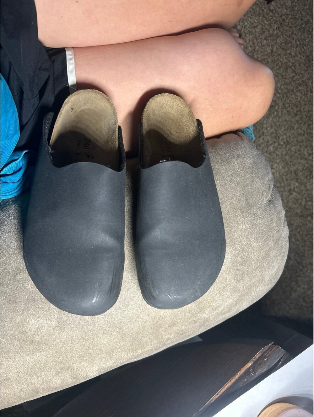 Birkenstock Black Slip-On Clogs Mules - Picture 4 of 5